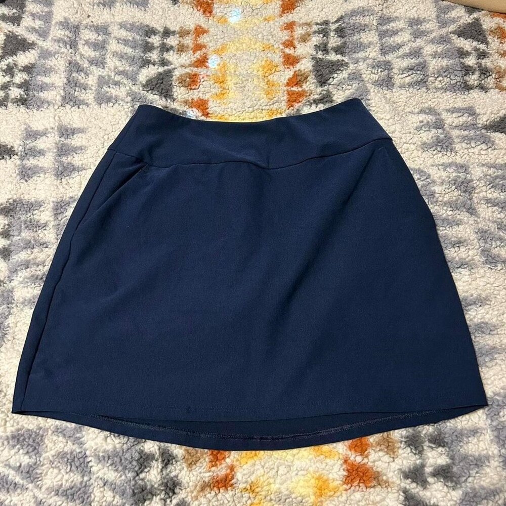 Adidas Women's Ultimate365 Solid Navy and Blue Skort